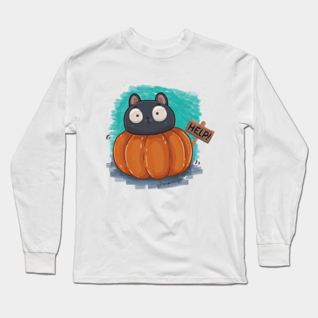 Help! Long Sleeve T-Shirt by himsucipta